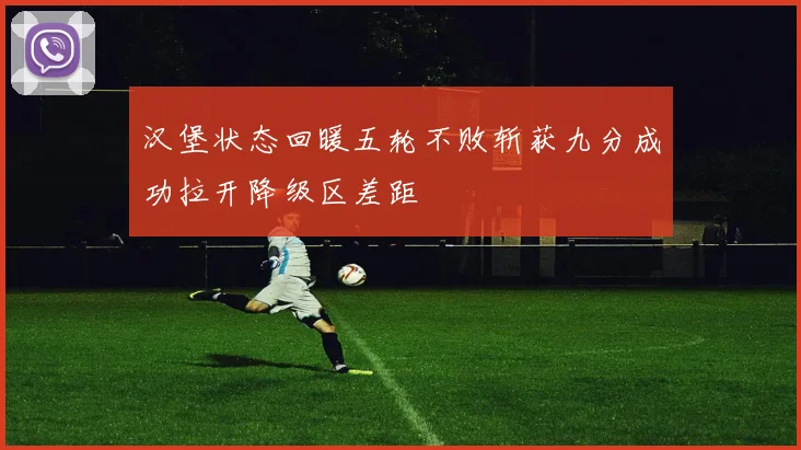 汉堡状态回暖五轮不败斩获九分成功拉开降级区差距
